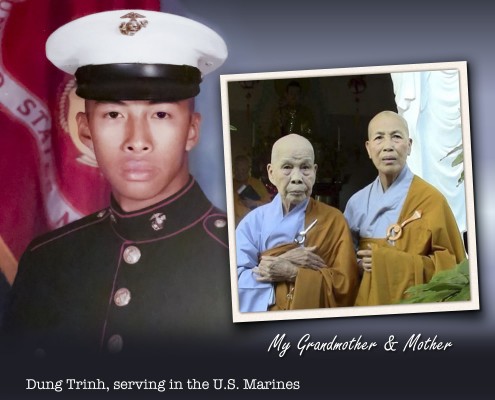 Dung Trinh, MD - while serving in the U.S. Marines
